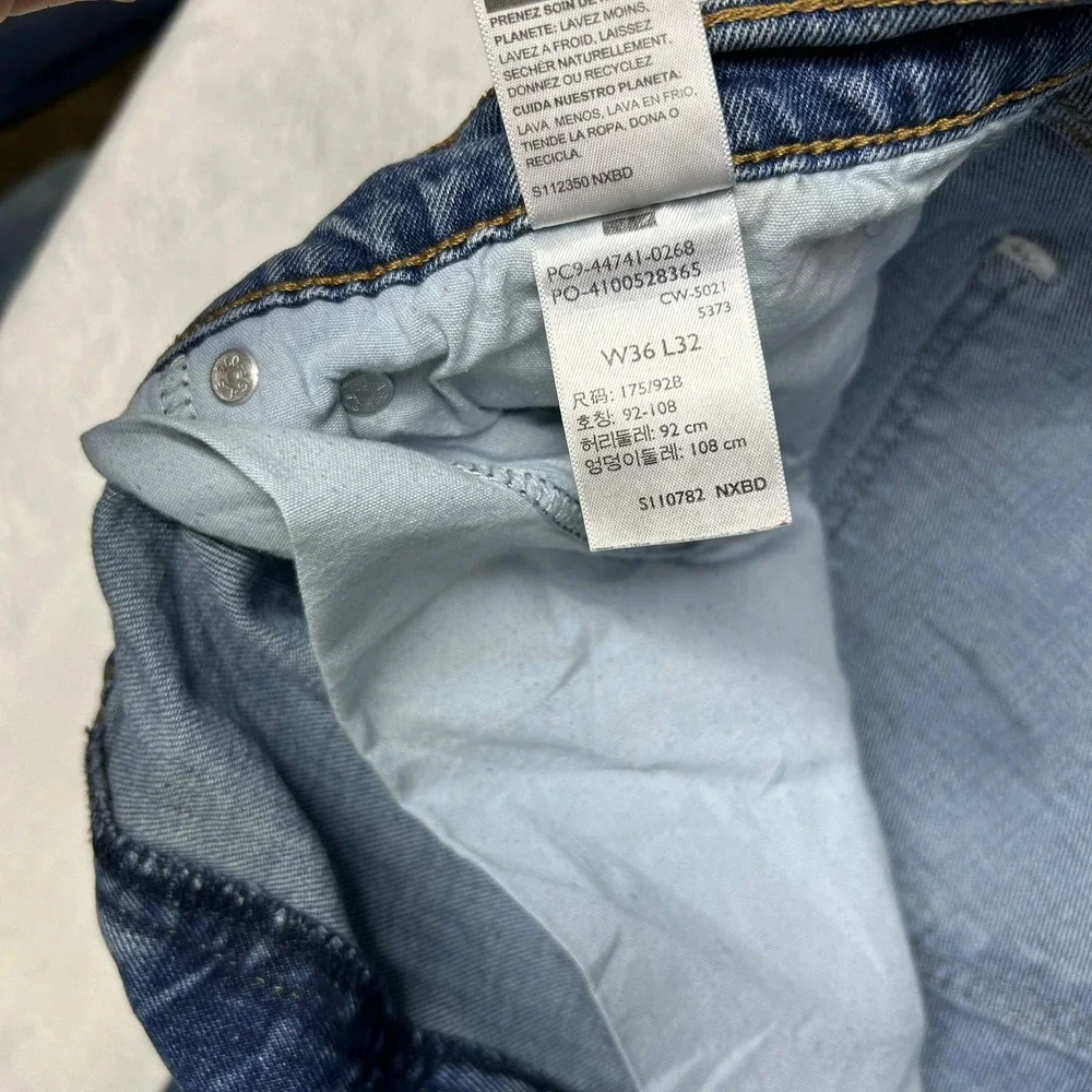 Denizen from Levi's 216 Slim Fit Jeans Men's Blue Denim Stretch Straight - 36X31